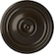 Ekena Millwork Reece Ceiling Medallion (Fits Canopies up to 6 3/4"), Hand-Painted Stone Hearth, 21"OD x 1 1/4"P CM21RESHF - alternate 1